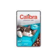 CALIBRA Cat Premium Adult Trout & Salmon - wet cat food - 100g