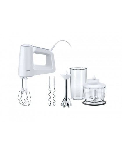 Braun MultiMix 3 HM 3137 WH Hand mixer 500 W White
