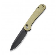 Knife CIVIVI Button Lock Elementum Olive Micarta