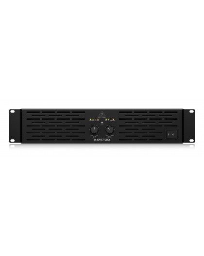 Behringer KM1700 audio amplifier Performance/stage Black