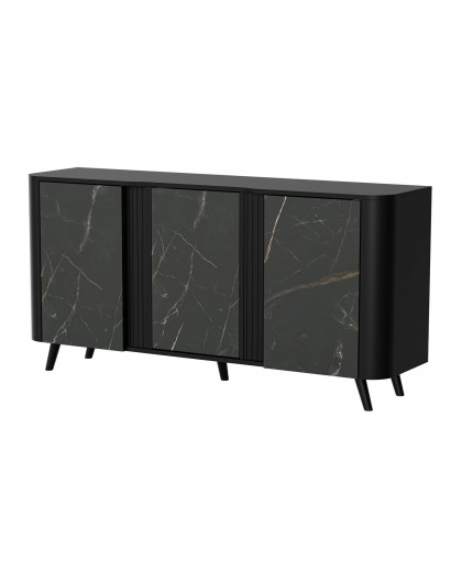 Cama VOLARE chest of drawers 151 x 39 x 75 cm black/san sebastian