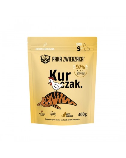 PAKA ZWIERZAKA Chicken S - dry cat food - 400g
