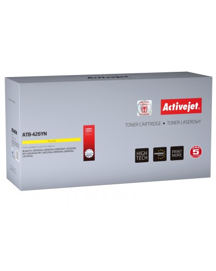 Activejet ATB-426YN toner (replacement for Brother TN-426Y Supreme 6500 pages yellow)