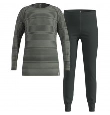 Thermal underwear - Odlo Set ACTIVE WARM Special Set size M Grey