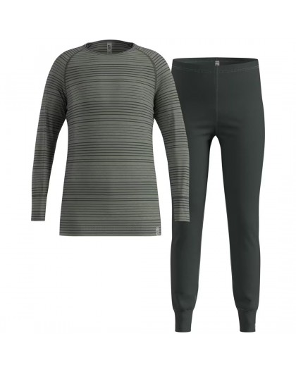 Thermal underwear - Odlo Set ACTIVE WARM Special Set size M Grey