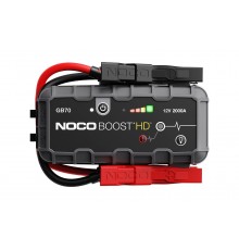 NOCO GB70 Boost 12V 2000A Jump Starter starter device with integrated 12V/USB battery