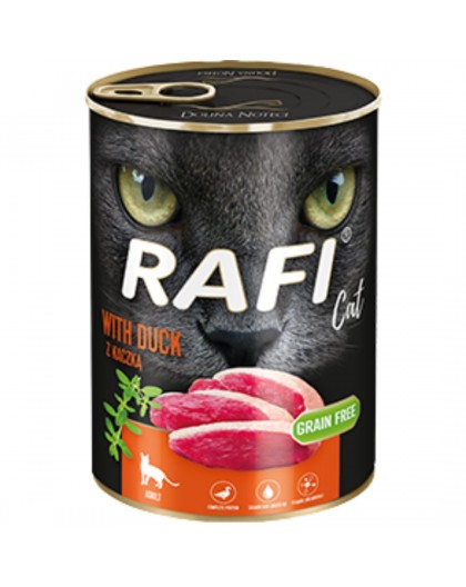 Dolina Noteci Rafi with duck - wet cat food - 400g