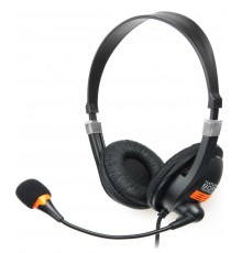 NATEC Drone Headset Wired Head-band Calls/Music Black, Orange