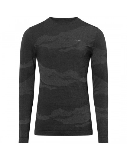 VIKING Gasher Man Longsleeve Merino men's underwear, size M, black