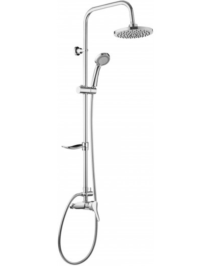 5-function shower head - with mixer tap