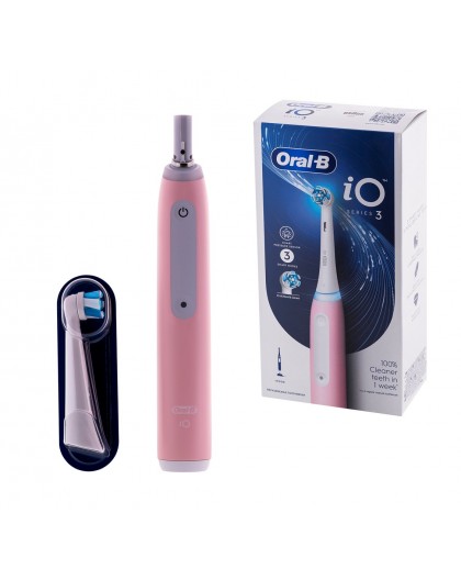 Oral-B IOSERIES3ICE rotary-pulsating electric toothbrush for adults pink