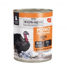 WIEJSKA ZAGRODA Monoprotein Turkey (puppy) - wet dog food - 800g
