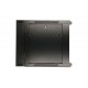 Extralink Rackmount cabinet 6U 600x600 AZH Black wall mounted, swing type