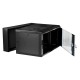 Extralink Rackmount cabinet 6U 600x600 AZH Black wall mounted, swing type