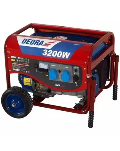 DEDRA DEGB3600K engine-generator 2800 W 15 L Petrol Blue, Red