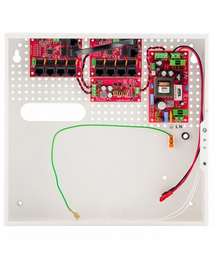 9-PORT POE SWITCH WITH ATTE BUFFER POWER SUPPLY IPUPS-9-11-F