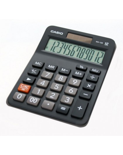 Casio MX-12B 12-digit black office calculator