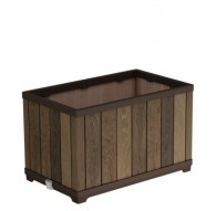 KETER 261034 garden planter walnut
