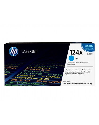 HP 124A Cyan Original LaserJet Toner Cartridge
