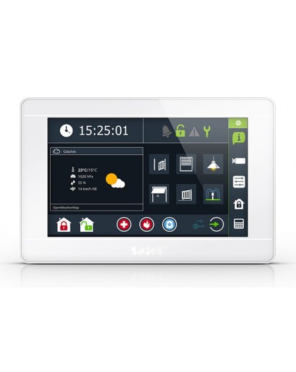 SATEL KEYPAD INT-TSI-W GRAPHIC 7 INCHES (WHITE)