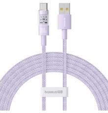 Baseus Gem USB A to USB C fast charging cable 2 m 100 W Purple