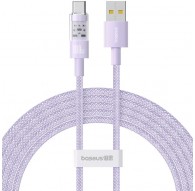 Baseus Gem USB A to USB C fast charging cable 2 m 100 W Purple