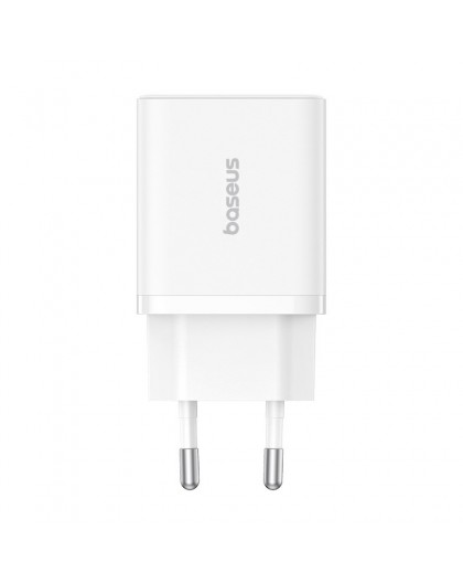 Baseus P10111404213-00 Cube USB-C / USB-A 30W mains charger White