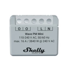 Shelly Qubino Wave PM Mini Smart switch Grey