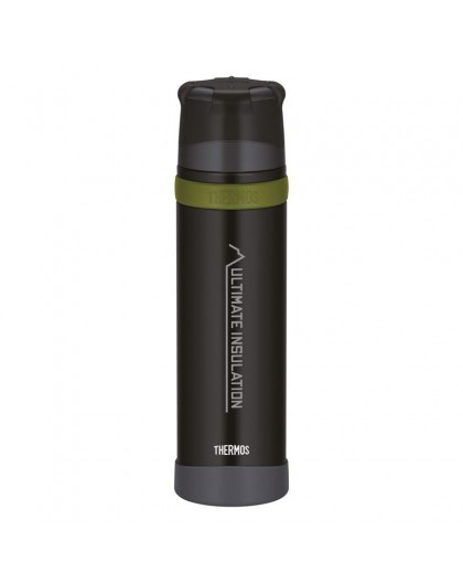 Outdoor thermos flask for extreme conditions with 0.9 l cup, black matt 150063