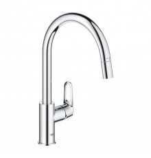 GROHE BauFlow single lever kitchen sink mixer Chomowany