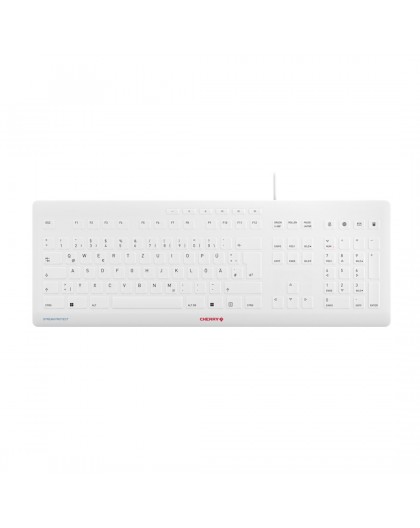 CHERRY Stream keyboard Universal USB QWERTZ German Grey