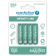 Rechargeable batteries everActive Ni-MH R03 AAA 550 mAh Infinity Line