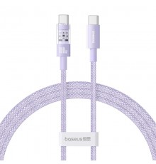 Baseus Gem USB C to USB C fast charging cable 1 m 100 W Purple