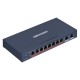 Hikvision DS-3E0310HP-E Network Switch Non-managed Fast Ethernet (10/100) PoE Support Blue