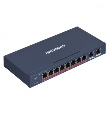 Хиквисион DS-3E0310HP-E сетевые коммутаторы Неведомый Fast Ethernet (10/100) Поддержка PoE Синий