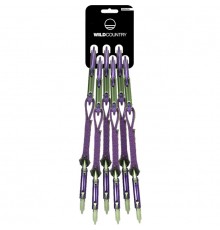 Wild Country 40-0000002003-5823-1 climbing carabiner Locking carabiner Green, Purple 6 pc(s)