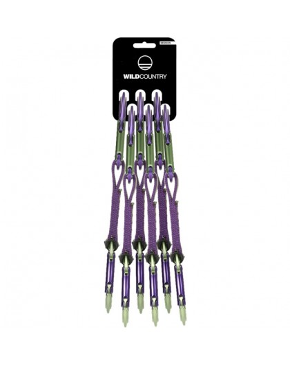 Wild Country 40-0000002003-5823-1 climbing carabiner Locking carabiner Green, Purple 6 pc(s)