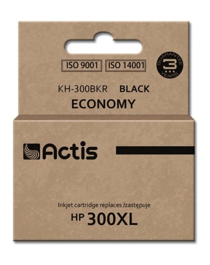 Actis KH-300BKR Ink (replacement for HP 300XL CC641EE Standard 15 ml black)