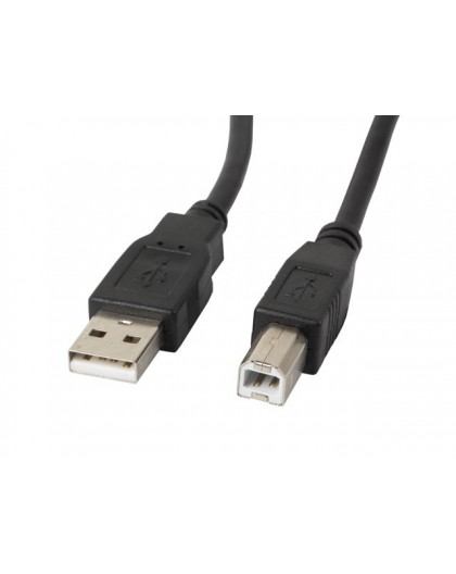 Lanberg CA-USBA-11CC-0018-BK USB cable USB 2.0 1.8 m USB B Black