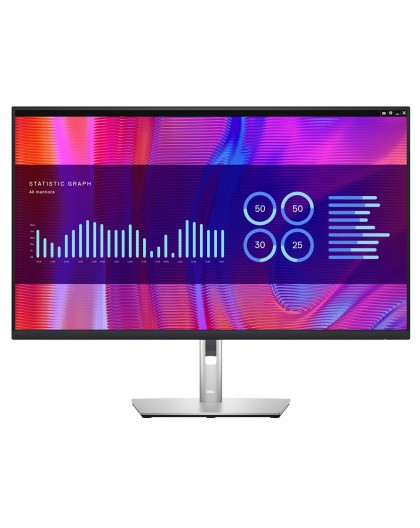 DELL P Series P3223DE 80 cm (31.5") 2560 x 1440 pikslit Quad HD LCD Musta, Hõbe