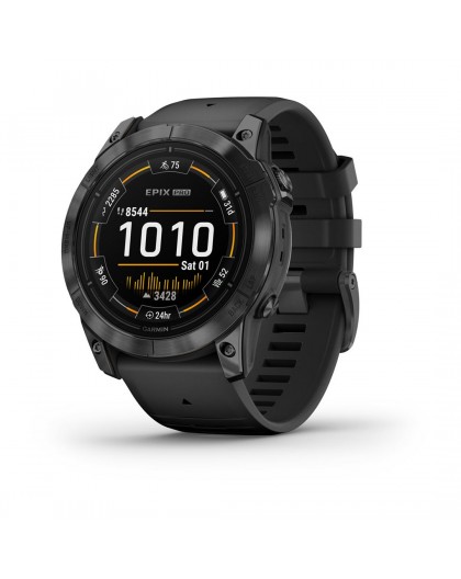 Garmin epix Pro (Gen 2) 3.56 cm (1.4") AMOLED 51 mm Digital 454 x 454 pixels Touchscreen Grey Wi-Fi GPS (satellite)