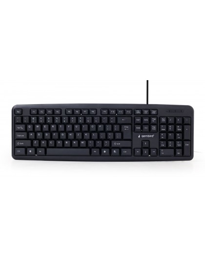 Gembird KB-U-103 keyboard USB US English Black