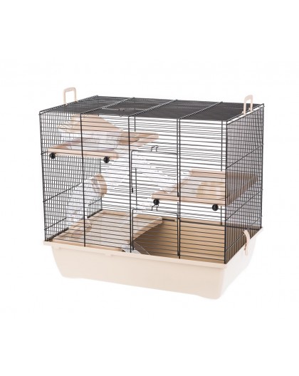 INTER-ZOO Pinky 3 Zinc Beige - cage for a hamster