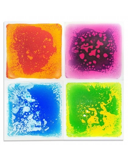 Tullo Sensory path – colorful sensory tiles with liquid 4 pcs