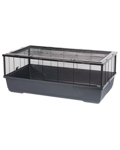 INTER-ZOO Bernie black - cage for rodents - 100 x 54 x 39cm