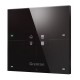 Grenton smart panel / 4 touch fields / OLED display / Wi-Fi / black glass front