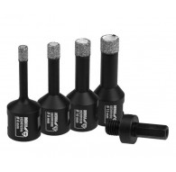 Diameter puursae komplekt 6, 8, 10, 12mm + adapter