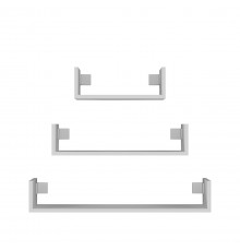 Topeshop MOBI 3P BIEL shelve Floating shelf Wall mounted Particle board White