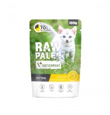 VETEXPERT Raw Paleo Kitten Chicken - wet cat food - 100g
