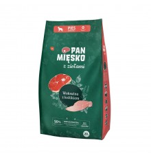 PAN MIĘSKO with herbs Beef with rabbit M - dry dog food - 20kg